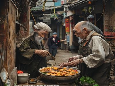 瘦猴探花人物故事专栏，探访城市角落中坚守手艺的老匠人，画面质朴情感真挚